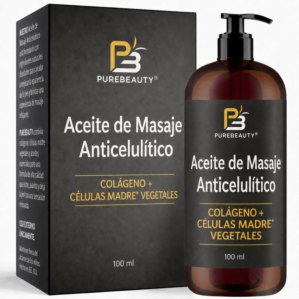 Purebeauty - Aceite Anti Celulitis con Colágeno