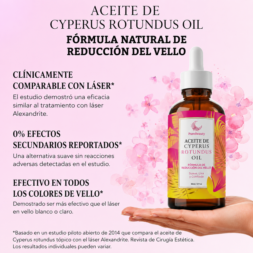 PureBeauty - Aceite de Ciprés Rotundus Reducción de Vello Corporal